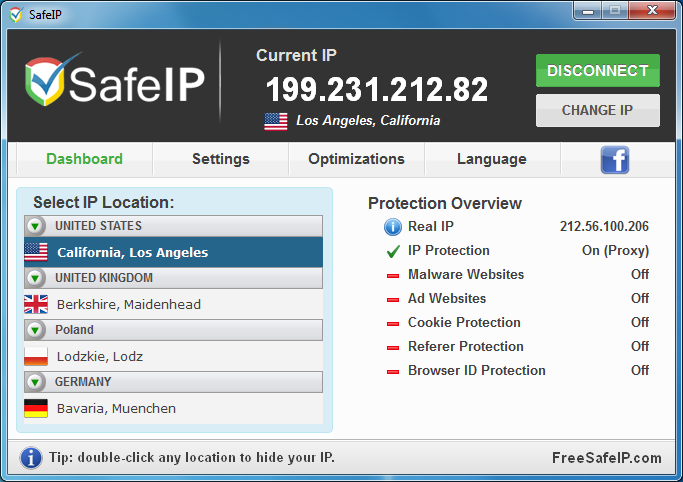 hide my ip address free software